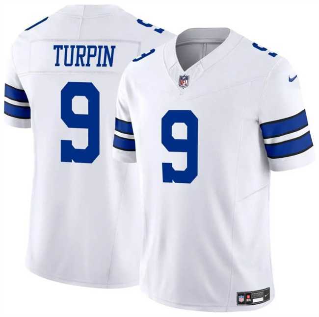 Men & Women & Youth Dallas Cowboys #9 KaVontae Turpin White 2023 F.U.S.E Vapor Untouchable Limited Stitched Jerseys,We sell and wholesale Men & Women & Youth Dallas Cowboys #9 KaVontae Turpin White 2023 F.U.S.E Vapor Untouchable Limited Stitched Jerseys on line form chian!